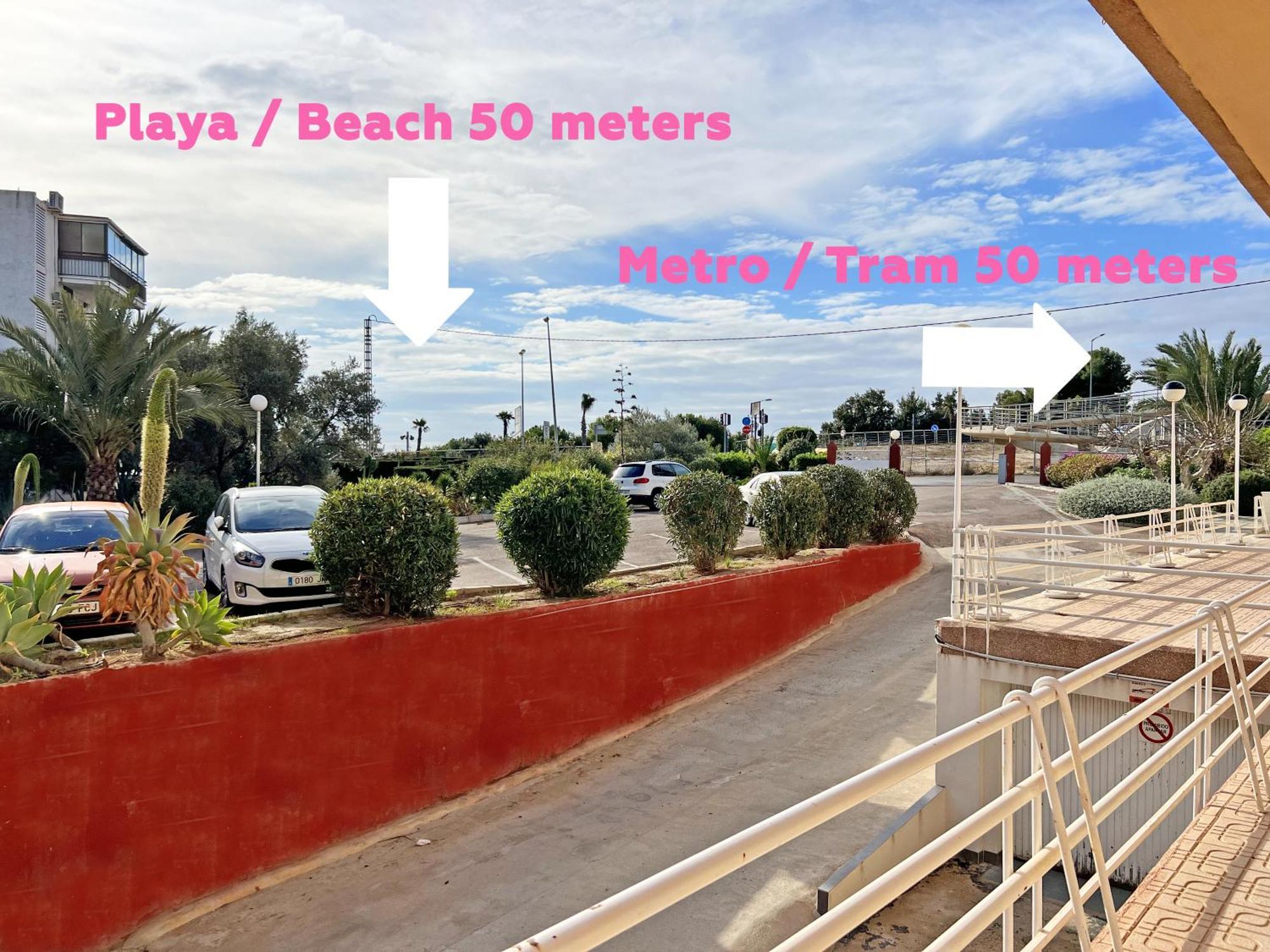 A 100 Metros De La Playa. Parking Gratuito Privado Apartment อาลิกันเต ภายนอก รูปภาพ